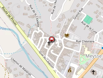 Carte de Charre Gilbert à Meysse