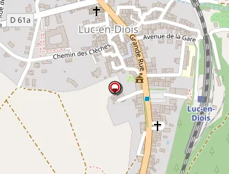 Carte de Faure Taxis à Luc-en-diois