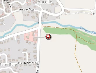 Carte de Les Tross D'ancelle à Ancelle