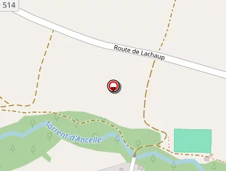 Carte de Les Gentianes à Ancelle