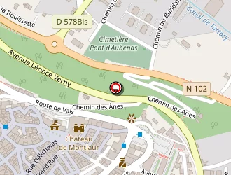 Carte de Orpi Agence Immobilière Côté Sud Immo à Aubenas