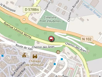 Carte de Restaurant Du Château à Aubenas