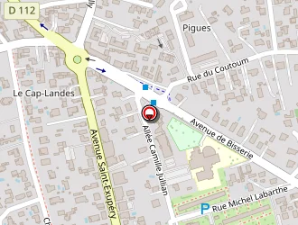 Carte de Darcos Service Dépannage à Teste-de-buch (la)