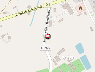 Carte de Bernhard Michaël à Lauzun