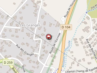 Carte de Coulomb Noël à Saint-privat