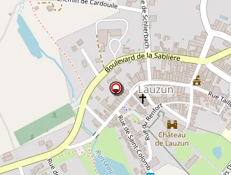 Carte de Smith Martin à Lauzun