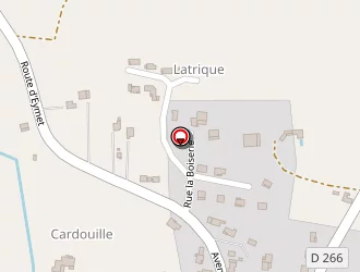 Carte de Roberts James à Lauzun