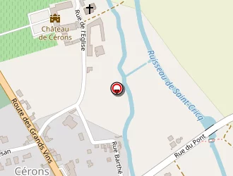 Carte de Caves Fleury à Cérons