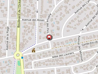 Carte de Syndicat D'initiative à Pyla sur mer