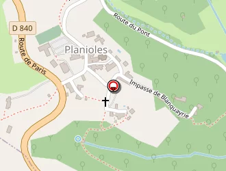 Carte de Bourreau Colette à Planioles