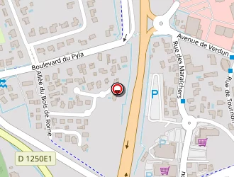 Carte de La Saladerie à Teste-de-buch (la)