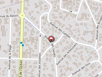 Carte de Ray Ban Optique Du Pyla Distributeur à Teste-de-buch (la)