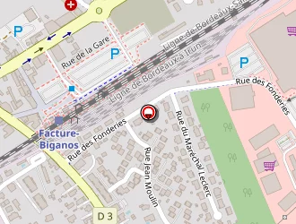 Carte de Bnp Paribas à Biganos