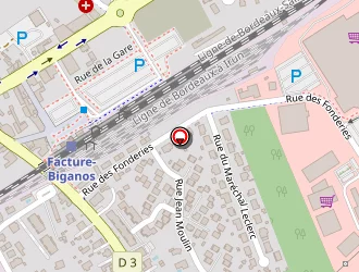 Carte de Le Terminus Biganos à Biganos