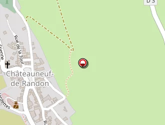 Carte de La Poste à Châteauneuf-de-randon