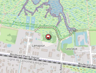 Carte de Placier Corine à Gujan-mestras