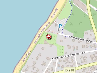 Carte de La Playa à Arcachon