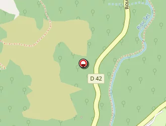 Carte de Camping De Coursavy à Cassaniouze