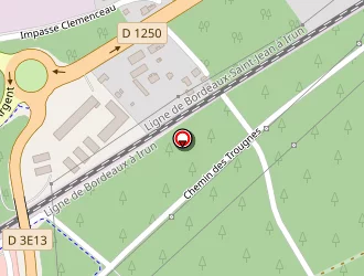 Carte de Blondeau Auto à Biganos