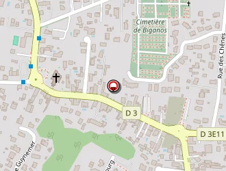 Carte de La Pignada à Biganos