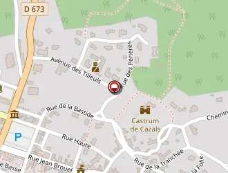 Carte de La Mine D'or à Cazals