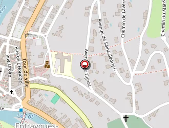 Carte de Cros André à Entraygues-sur-truyère