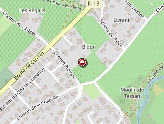 Carte de M.a.2.m à Béguey