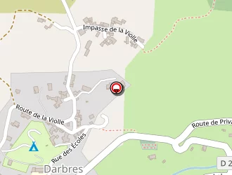 Carte de Echappées Belles à Darbres