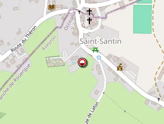 Carte de Agence Postale à Saint-santin