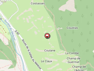 Carte de Hôtel La Cascade à Ceillac