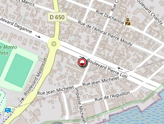 Carte de Bassin Scoot à Arcachon