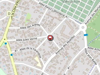 Carte de Ecole Des Abatilles à Arcachon