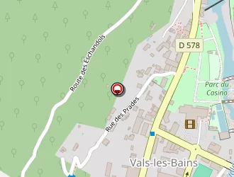 Carte de Alizéa Institut à Vals-les-bains