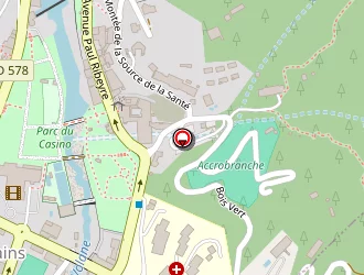 Carte de Ste Ginoux (ets) à Vals-les-bains