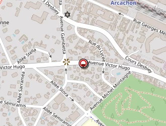 Carte de Hôtel Marinette à Arcachon