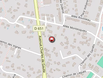 Carte de U.s.c.s Tennis à Saucats