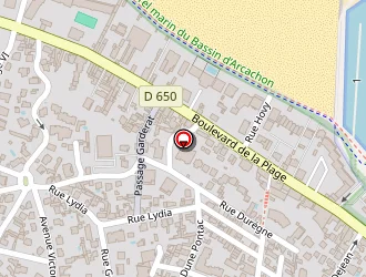 Carte de Villa Santuzza à Arcachon