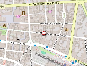 Carte de Foch Immobilier à Arcachon