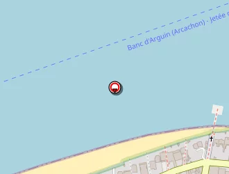 Carte de Cote Bassin à Arcachon