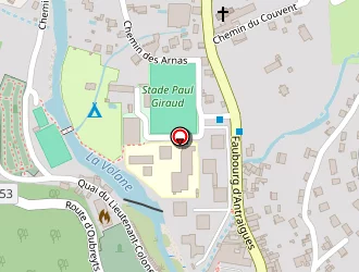 Carte de Noel Benjamin à Vals-les-bains