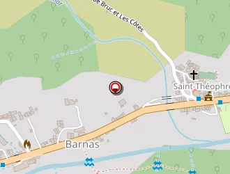 Carte de Auberge De Barnas à Barnas