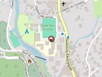 Carte de Amg 07 à Vals-les-bains