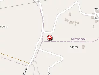 Carte de B&b Hôtel à Tourrettes (les)