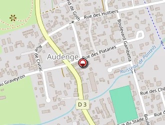 Carte de De Bon Poil à Audenge