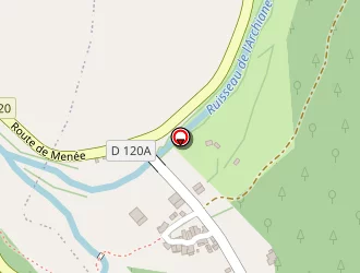 Carte de Sareymond à Treschenu-creyers