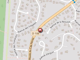 Carte de Lamy à Lège-cap-ferret