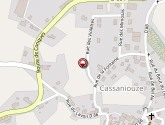 Carte de Agence Postale à Cassaniouze