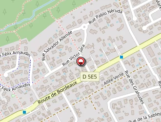 Carte de La Lunetterie à Audenge