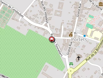 Carte de La Poste à Portets