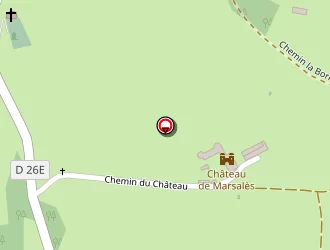 Carte de Stade Jean Bourdy à Marsalès